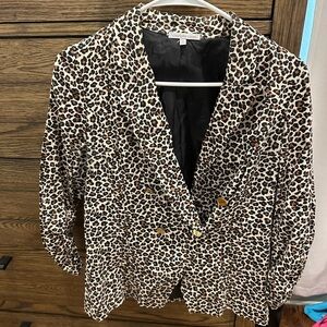 Leopard Print Women's Blazer